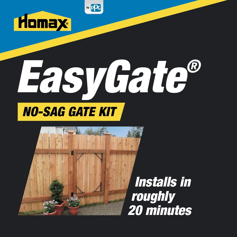 Homax EasyGate No-Sag Steel Gate Bracket Kit