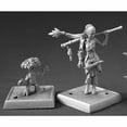 thumbnail image 3 of Pathfinder Miniatures: Druid and Familiar REM60147 Reaper, 3 of 3