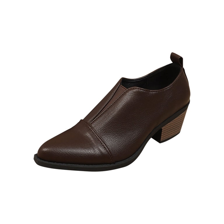 Quaouag Loafers for Women Dress Shoes Slip On Shoes Low Heel Casual Work  Office Dressy Shoes - Walmart.com
