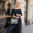 thumbnail image 5 of FORMRS Women Crossbody Purse with Chain Strap Vegan Leather Shoulder Handbag, Pink Door, 5 of 7