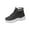 Black, variant on Knee High Boots Women Fashionable Casual Winter Warm Short Boots Solid Color Round Toe Front Lace-Up Thick Sole Ankle Boots