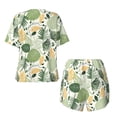 thumbnail image 5 of Naloa Hawaiian Style Women's Short-Sleeved Pajama Set, Loungewear, Summer pajamas, Breathable Cozy - Large, 5 of 9