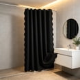 thumbnail image 4 of Cortina de Ducha de Gran Tamaño: Tejido de Poliéster Impermeable, Cortina Colgante Plegable y Suave para Baño, Caravana, Gimnasio o Dormitorio., 4 of 6