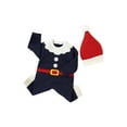thumbnail image 2 of goowrom Baby Girl Boy Romper Xmas Print Round Neck Back Buttons Jumpsuit, 2 of 9