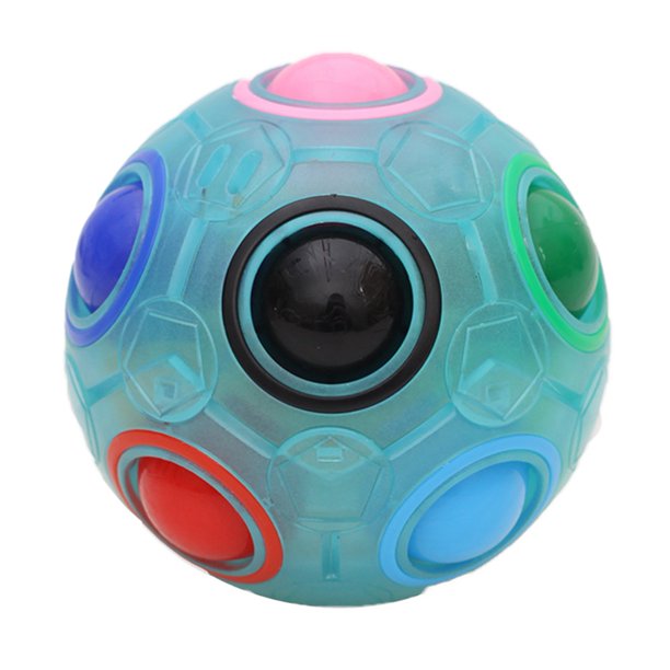 Hequ Creative Colorful 3d Puzzle Fidget Cube Rainbow Puzzle Ball Cube Bundle Stress Fidget Ball Fidget Toys For Kids Walmart Com Walmart Com