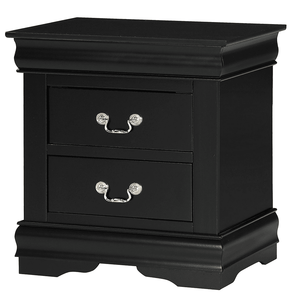 Cfowner Modern Mid Century Wood Nightstand Side Table for Bedroom