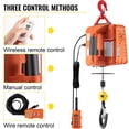 thumbnail image 3 of Dranite 3-in-1 1100lbs Electric Hoist Winch - 110V Power Winch Crane with 25ft Lifting Height, 3 of 6