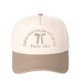 thumbnail image 5 of VERGIAC Scripture Letter Embroidered Unisex Trucker Hat, Adjustable Mesh Back Cap, 5 of 10