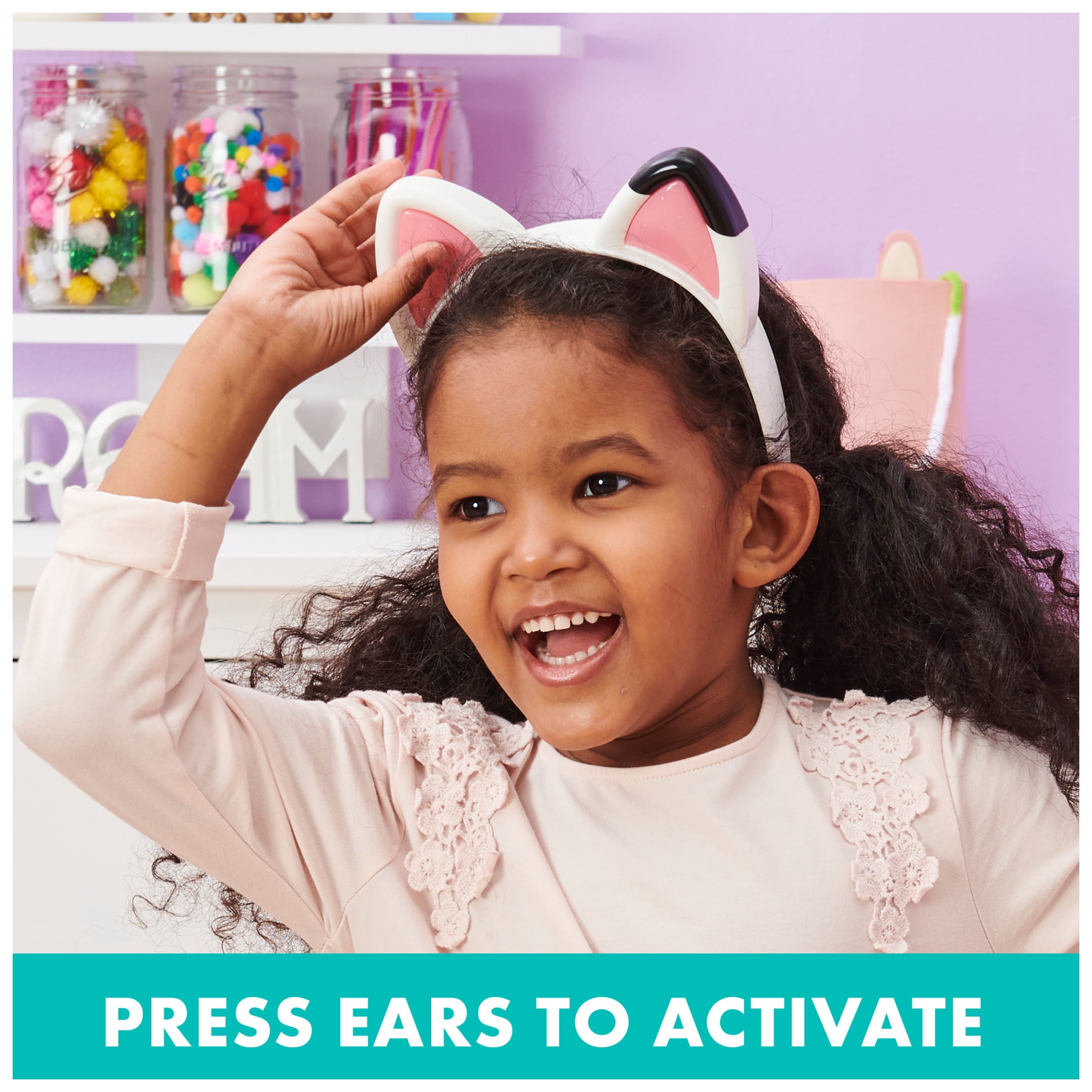 Gabby’s Dollhouse, Musical Ears for Ages 3 and up (4 x LR44 Batteries Included, Multipack Quantity 1)