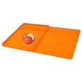 thumbnail image 2 of BUYISI Tapis de Gril en Silicone Tapis de Protection Antiadhésif Orange, 2 of 5