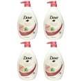 thumbnail image 2 of Dove Body Wash Relaxing Lavender Soap W/Pump Moisture Hand Wash Liquid Soap 1 Liter -4 Pack, 2 of 9