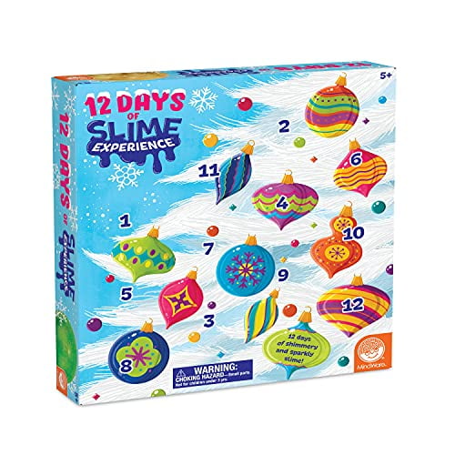 MindWare 12 Days Of Slime Experience Advent Calendar Unique Christmas Countdown Calendar For
