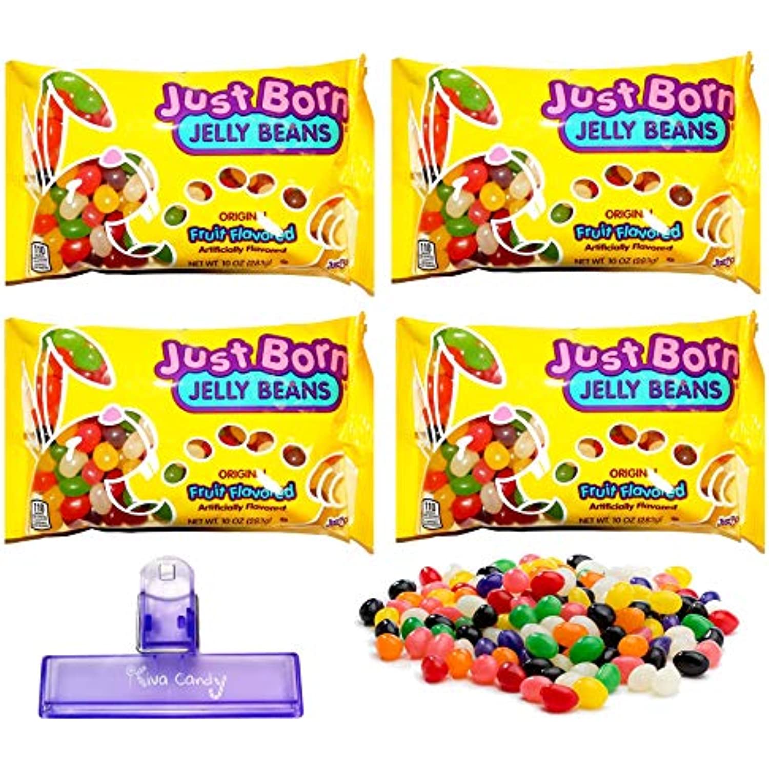 Just Born Jelly Beans Original Jelly Fruits Flavored Gluten Free 8