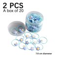 thumbnail image 2 of Girl Cartoon Elastic Hair Band, Rope, Ponytail, Braid Fixer, Girl’s Hair Accessories, 40pcs, 2 of 6