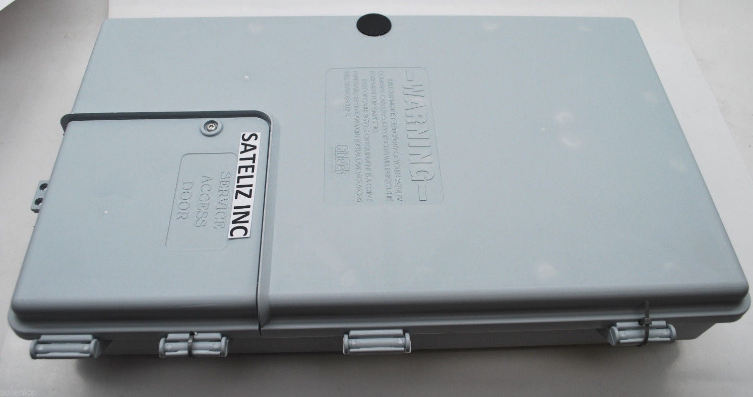 17"x10"x3" OUTDOOR CABLETEK ENCLOSURE PLASTIC GRAY CASE UTILITY CABLE