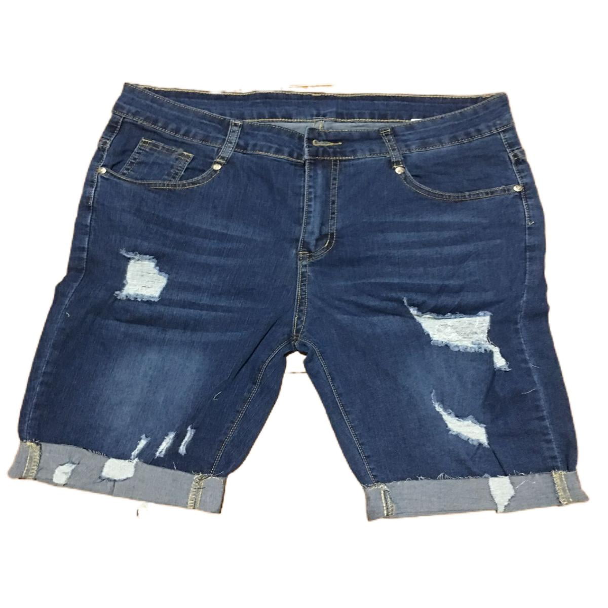 Felcia Men Denim Shorts Skinny Slim 