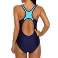 thumbnail image 7 of Women's Hollow Out One Piece Training Swimsuit Wider Strap Sport Swimwear, 7 of 7