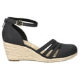 thumbnail image 2 of Easy Street Daytona Espadrille Women's Wedge Sandals Color: Bone Size: 8.5, 2 of 4