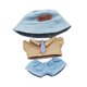 thumbnail image 5 of 4x Mini ropa para muñeca de 6 pulgadas, conjunto de pantalones para muñeca, ropa cómoda, ropa para muñeca con sombrero para muñeca colgante, edad 5-7 Estilo A, 5 of 8