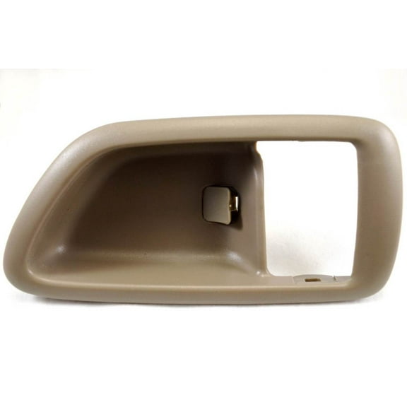 PT Auto Warehouse TO-2901E-2LH - Inner Interior Inside Door Handle Trim/Bezel, Beige (Fawn) - Driver Side Fits select: 2005-2006 TOYOTA TUNDRA, 2000-2004 TOYOTA AVALON