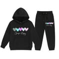 thumbnail image 5 of WOYY Toddler Girls 2 Piece Casual Active Hoodie Sweatpants Outfits Sweatsuit, Sizes 2-3T, 5 of 6