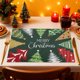 thumbnail image 5 of Decoraciones de Navidad Al Aire Libre 30×45cm Lino de Navidad Alfombras de Mesa de Comedor Alfombras Decoraciones de Vacaciones, 5 of 6