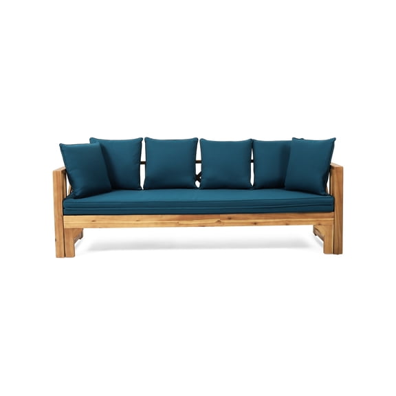 Durable Acacia & Extendable Seat - Adjustable Sofa Daybed for Comfortable Relaxation