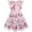 Pink, variant on Girls Dress Pink Cartoon Castle Princess Party Tulle Dress 4