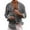 Grey, variant on Men Casual Long Sleeve Shirt Classic Collar Solid Color Everyday Top,Grey,2XL