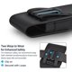 thumbnail image 3 of Funda para teléfono ACCKUO M-Cuero Negro con clip metálico, 3 of 8