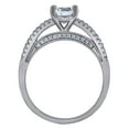 thumbnail image 6 of Auriga 925 Sterling Silver Cubic-Zirconia Fashion Bridal Ring Size 9 for Women, 6 of 6