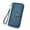 Blue, variant on RFID Blocking Leather Wristlet Wallet for Women Multi Card Holder Phone Purse with Zipper Pocket and Adjustable Strap Crossbody Travel Everyday Use