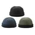 thumbnail image 1 of 3PCS Mujeres Hombres Gorra de Reloj Sombrero Enrollable Borde Docker Ajustable, 1 of 9
