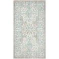 thumbnail image 2 of SAFAVIEH Windsor Malvina Traditional Area Rug, Light Grey/Aqua, 3' x 5', 2 of 7