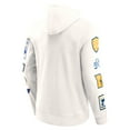 thumbnail image 3 of Men's Fanatics White St. Louis Blues Letterman Fleece Pullover Hoodie, 3 of 3