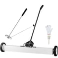 thumbnail image 6 of KFFKFF 36" Wheeled Magnetic Sweeper, 55 lbs Holding, Includes Telescoping Magnet Tool, Handle Adjusts, Ideal for Collecting Nails & Screws in Workshops, Garages, and Yards, 6 of 9