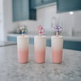 thumbnail image 5 of Cook with Color 6-Piece Reusable Silicone Straw Topper Set, Universal Straw Covers for Tumblers, Retro, 5 of 5