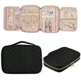 thumbnail image 1 of Funda organizadora de viaje para joyas SFYBYHEART negra para mujer, 1 of 7