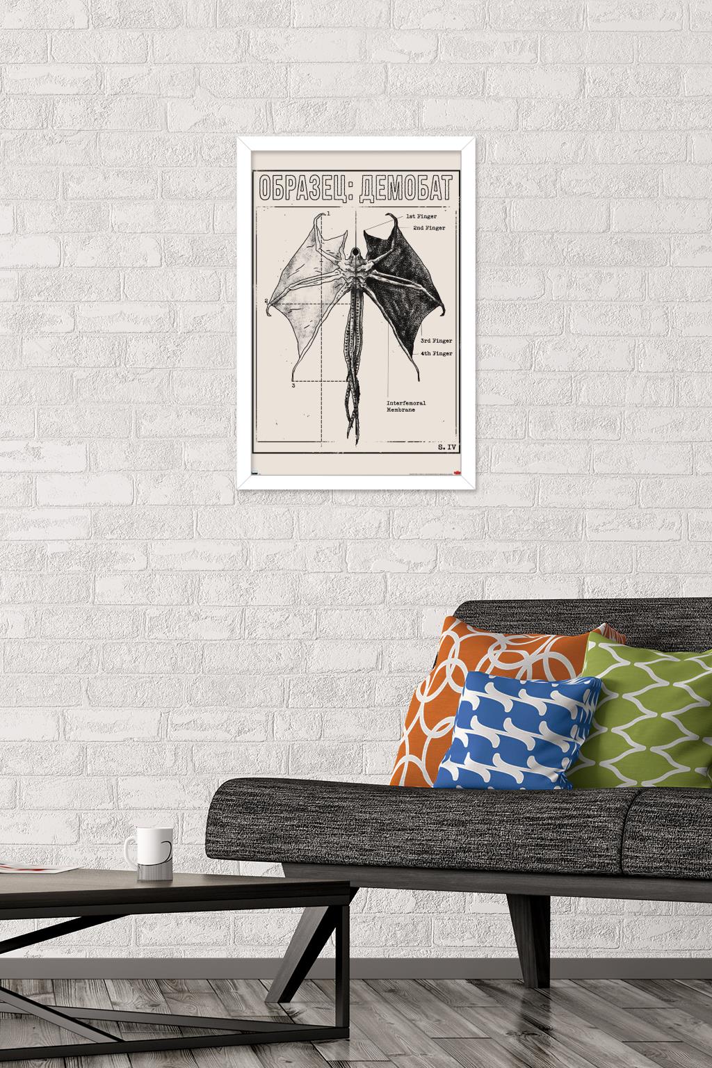 Netflix Stranger Things: Season 4 - Demogorgon Wall Poster, 14.725" x 22.375" Framed