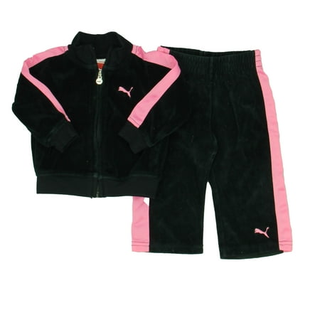 

Pre-owned Puma Girls Black | Pink Apparel Sets size: 12 Months