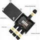 thumbnail image 4 of Caja de conexiones impermeable IP68, caja de conexiones impermeable para exteriores, conexiones de carcasa de conector de cable de 4 vías para cable de Ø4 mm-12 mm, 4 of 5