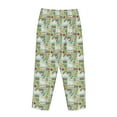 thumbnail image 5 of Xecao Rabbit And Carrot Women's Straight Lounge Pajama Pants: The Epitome of Relaxed Sleepwear, 5 of 9