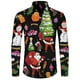 thumbnail image 1 of Camisas con botones para hombre con estampado 3D de tema navideño divertido, ropa de calle informal de manga larga, Tops, camisa hawaiana elegante para fiesta de vacaciones Unisex, 1 of 4