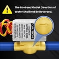 thumbnail image 6 of V8043E1012 Motorized Zone Valve, 3/4" Sweat Connection, 2-Way Normally Closed, 24V 4-Wire Brass Valve Assembly with End Switch for Hot Water Heating Systems, 6 of 7