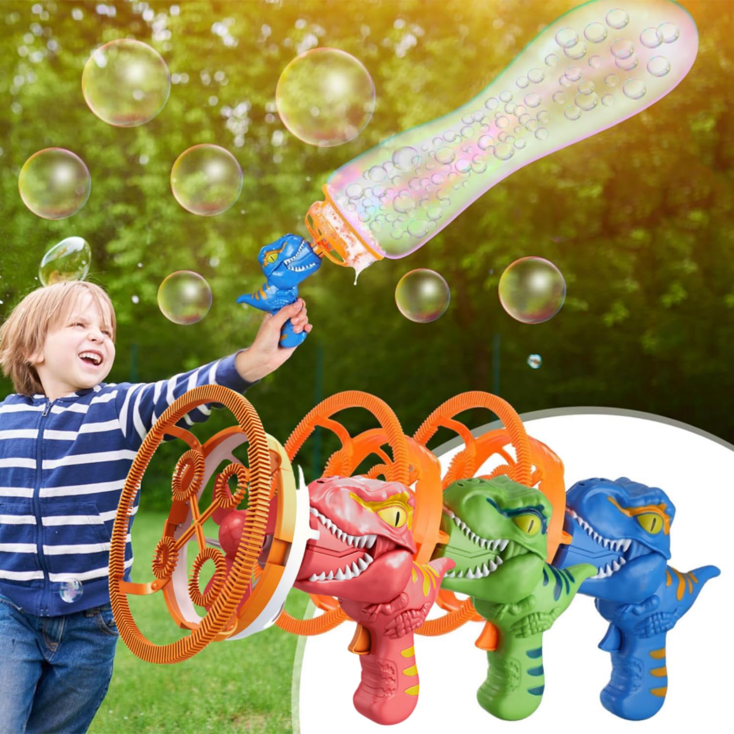 Dinosaur Bubble Machine Bubble Blower Toy for Kids Party Favors Birthday for Kids Age3+