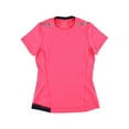 thumbnail image 2 of Brooks Nightlife Ss Womens Active Shirts & Tees Size S, Color: Brite Pink/Midnight, 2 of 2