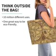 thumbnail image 2 of Fotbe World Map1 Bolsa Tote Estética de Lona con Estampado para Mujer - Bolsa Reutilizable de Hombro Casual para Vacaciones, Compras, Trabajo y Gimnasio, 2 of 8