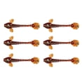thumbnail image 2 of Señuelos de pesca blandos de , 6 uds., cebos de pesca realistas de colores , 9cm/3,5 pulgadas rojo Cola Simulación de cebo suave, 2 of 6