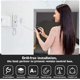 thumbnail image 3 of 2-Pack Magnetic Remote Control Holders with Spring Ropes - Wall-Mount, Adhesive, Anti-Loss, Secure Remotes & Small Items, 3 of 5