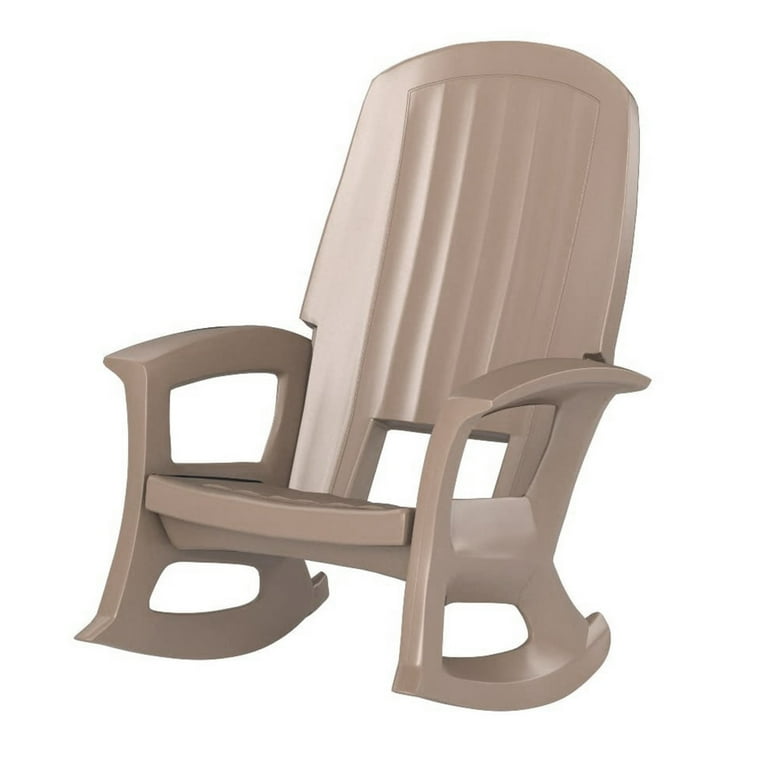 Semco Plastics Rockaway Heavy Duty Resin Outdoor Rocking Chair All